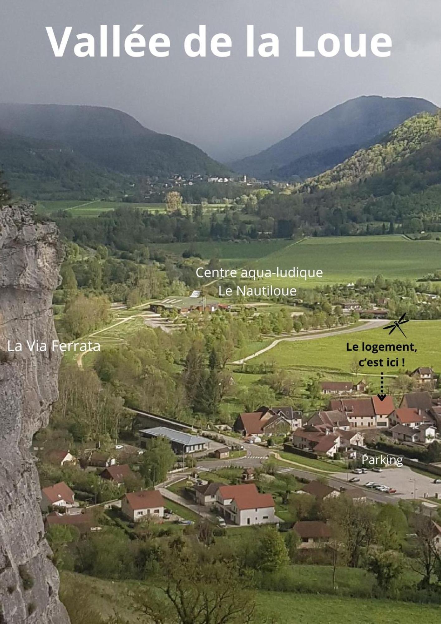 Maison De Vacances - Vue Panoramique Riviere Ornans Esterno foto