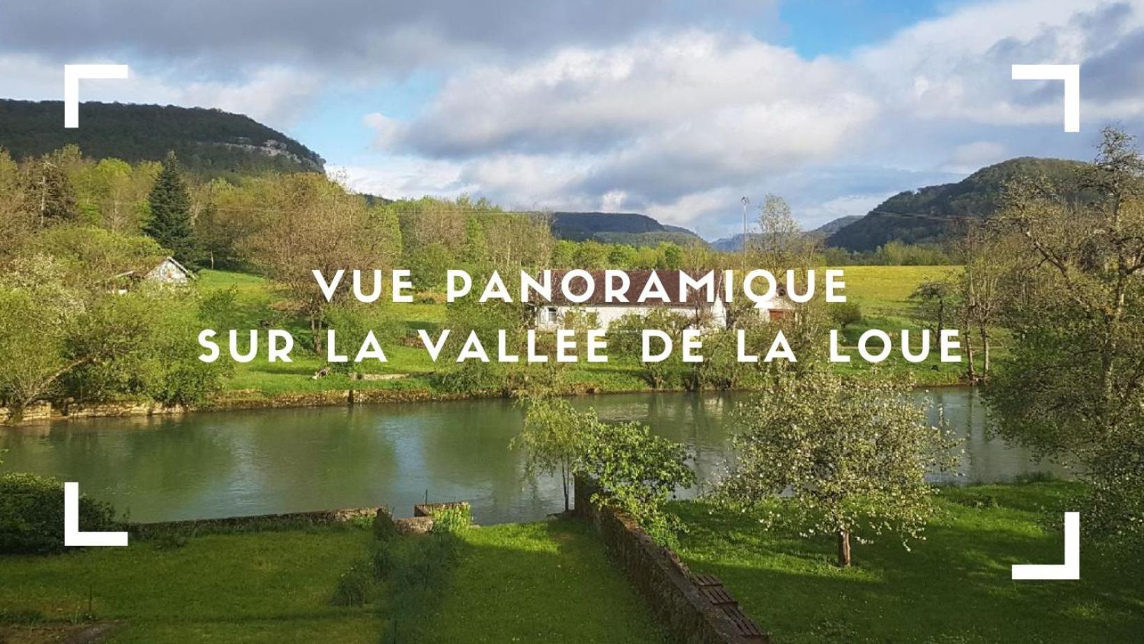 Maison De Vacances - Vue Panoramique Riviere Ornans Esterno foto